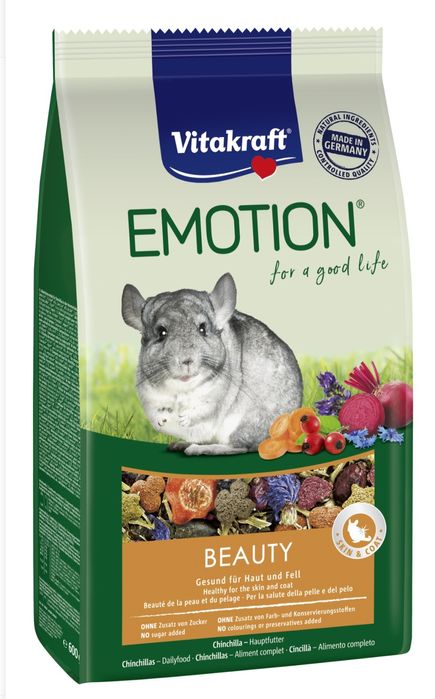 Vitakraft EMOTION BEAUTY 600g karma d/szynszyli