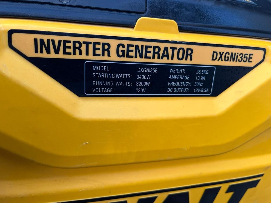 Agregat prądotwórczy INWERTEROWY 3400W DEWALT DXGNi35E