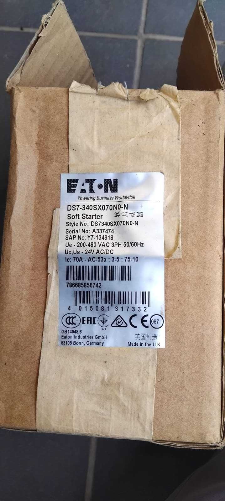 Пристрій плавного пуску Eaton DS7-342SX070N0-N