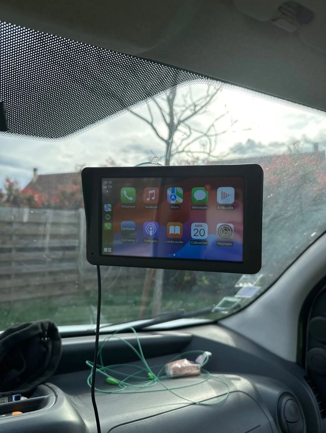 CarPlay com Android Auto Portátil