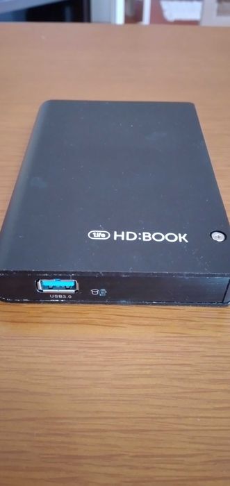 Caixa disco externo preto