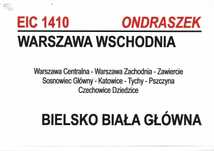 Tablica relacyjna PKP - EIC Ondraszek