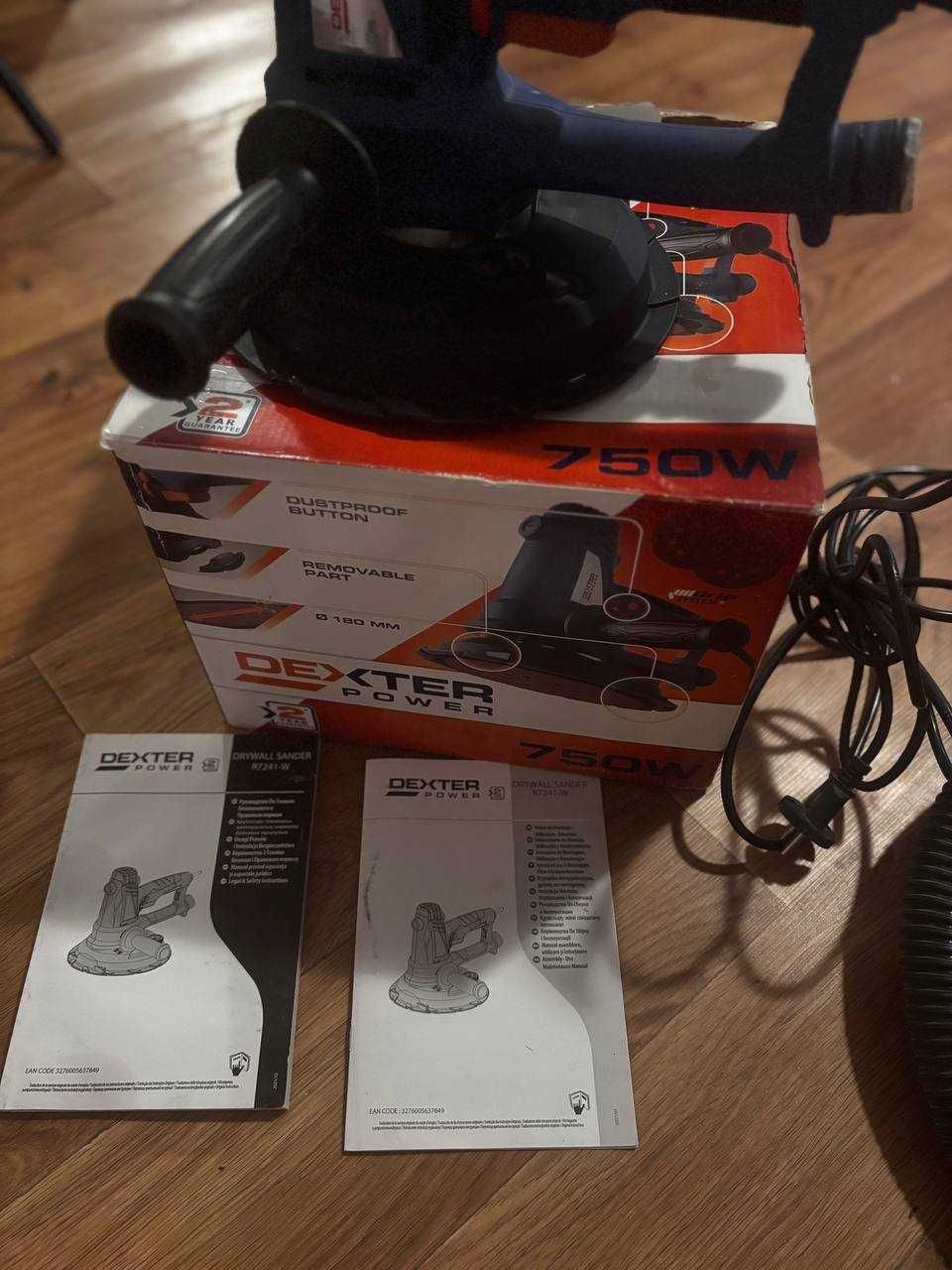 Эксцентриковая шлифовальная машинка DEXTER Power 750W