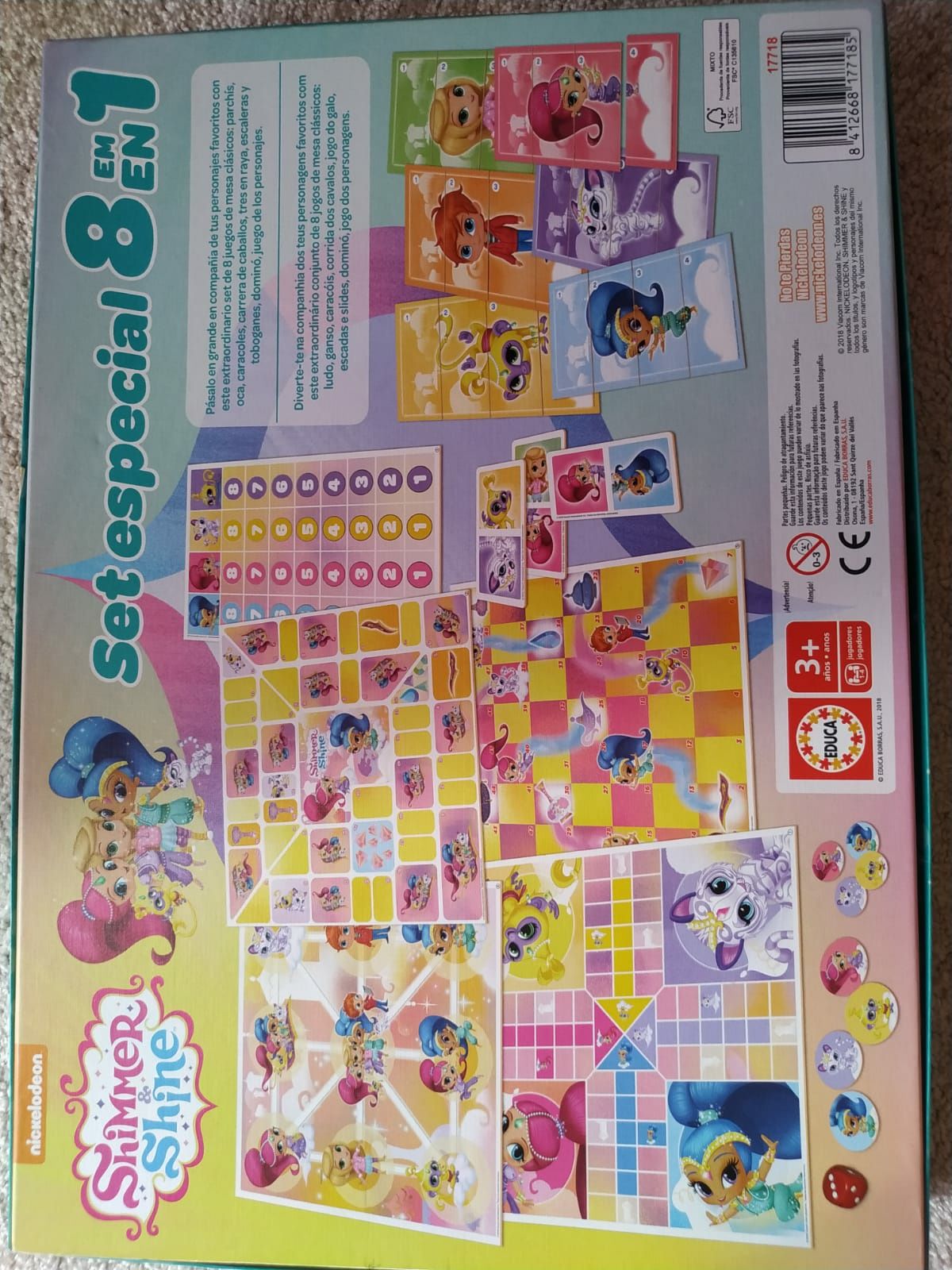 Jogo Set especial 8 em 1 shimmer & Shine