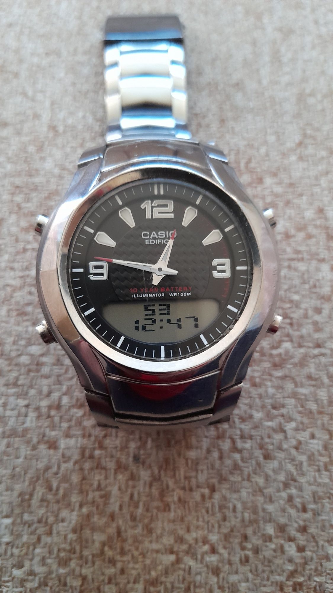 Zegarek Męski Casio Edifice EFA - 112 Illuminator Wr 100