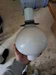 Globo vidro oara candeeiro