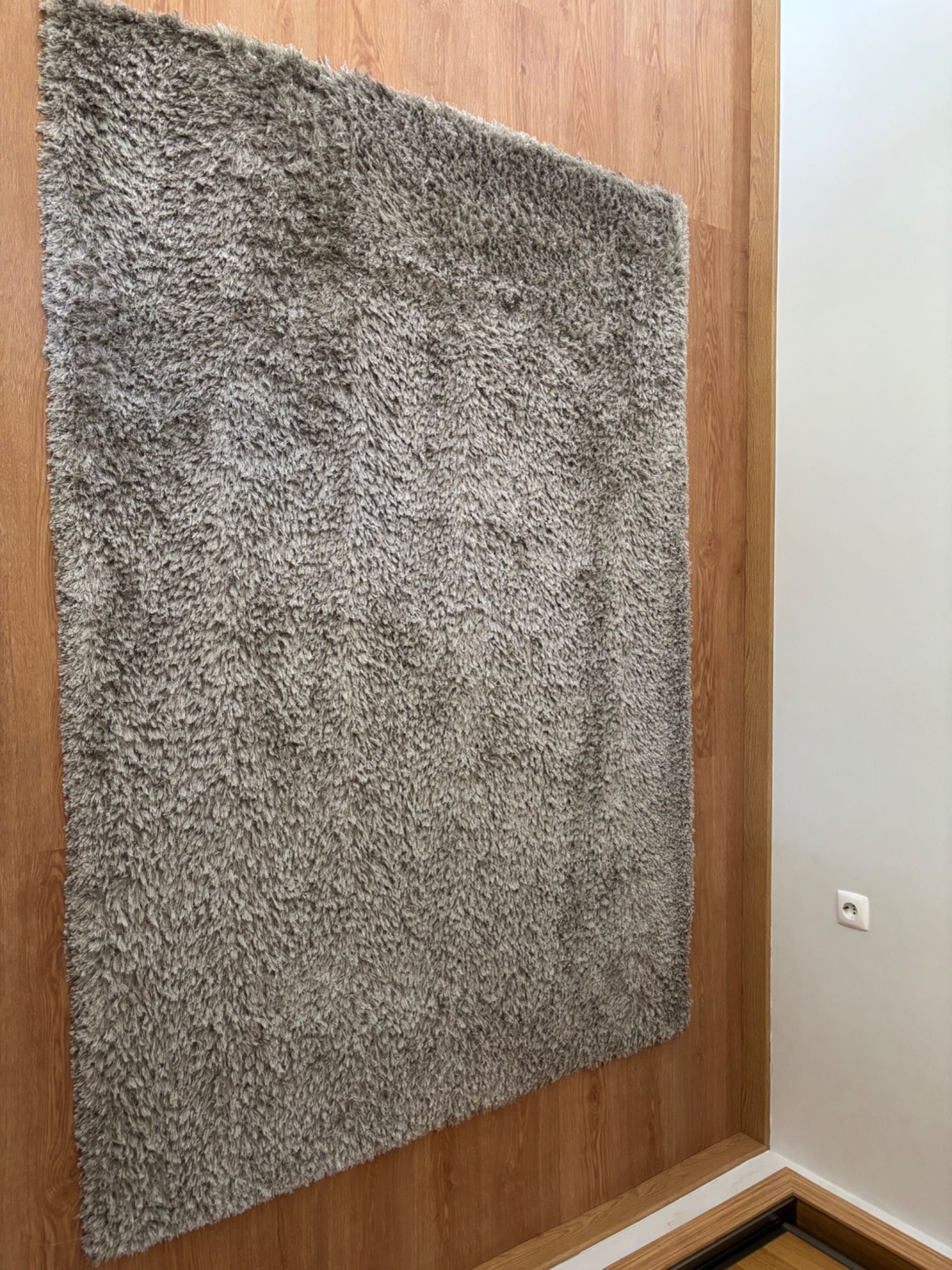 Carpete cinza 160 x 140
