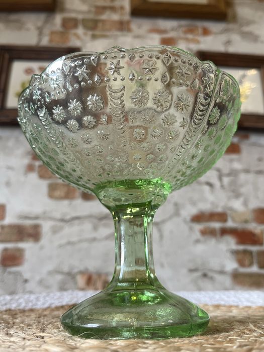 Ваза на ножке.Бонбоньерка.Хрусталь.Мальцово.СССР