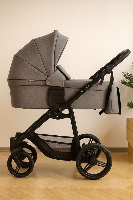 wózek Bebetto Vulcano -2w1 + nosidełko Bebetto Bobostello Mars