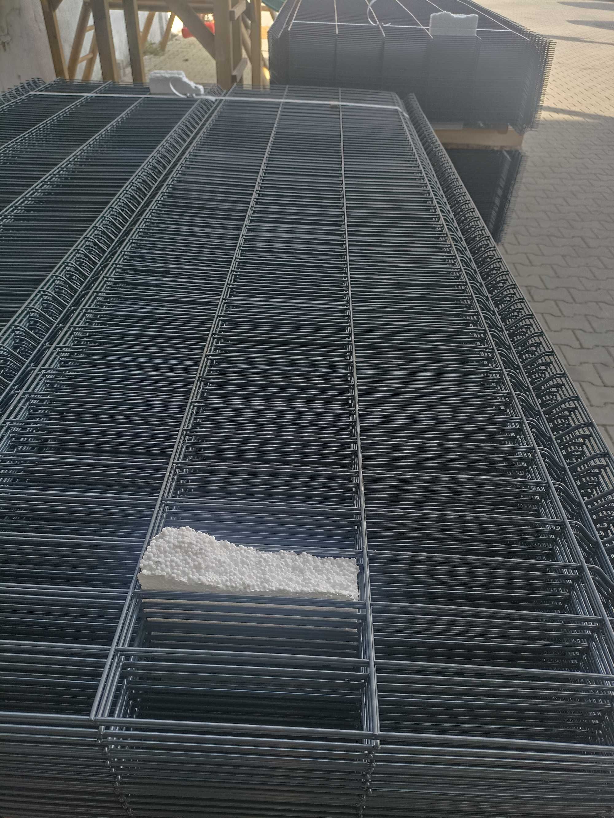 Panel ogrodzeniowy 3D ocynk + RAL grafit 4 - 1,23 grafitowy panele