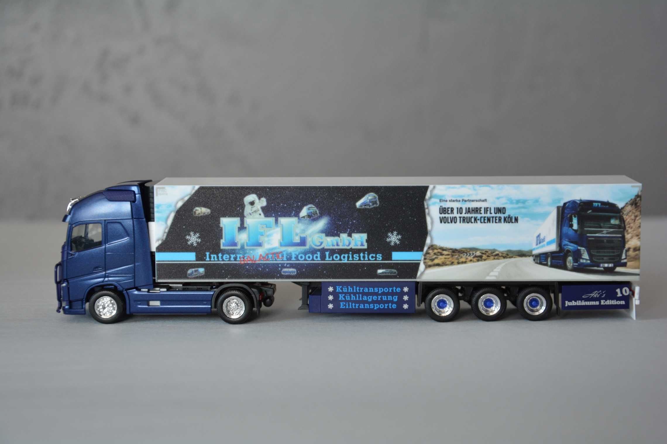 1:87 (H0) Herpa 314879 - Volvo FH GL - IFL Koln (Jubilaums Edition10)