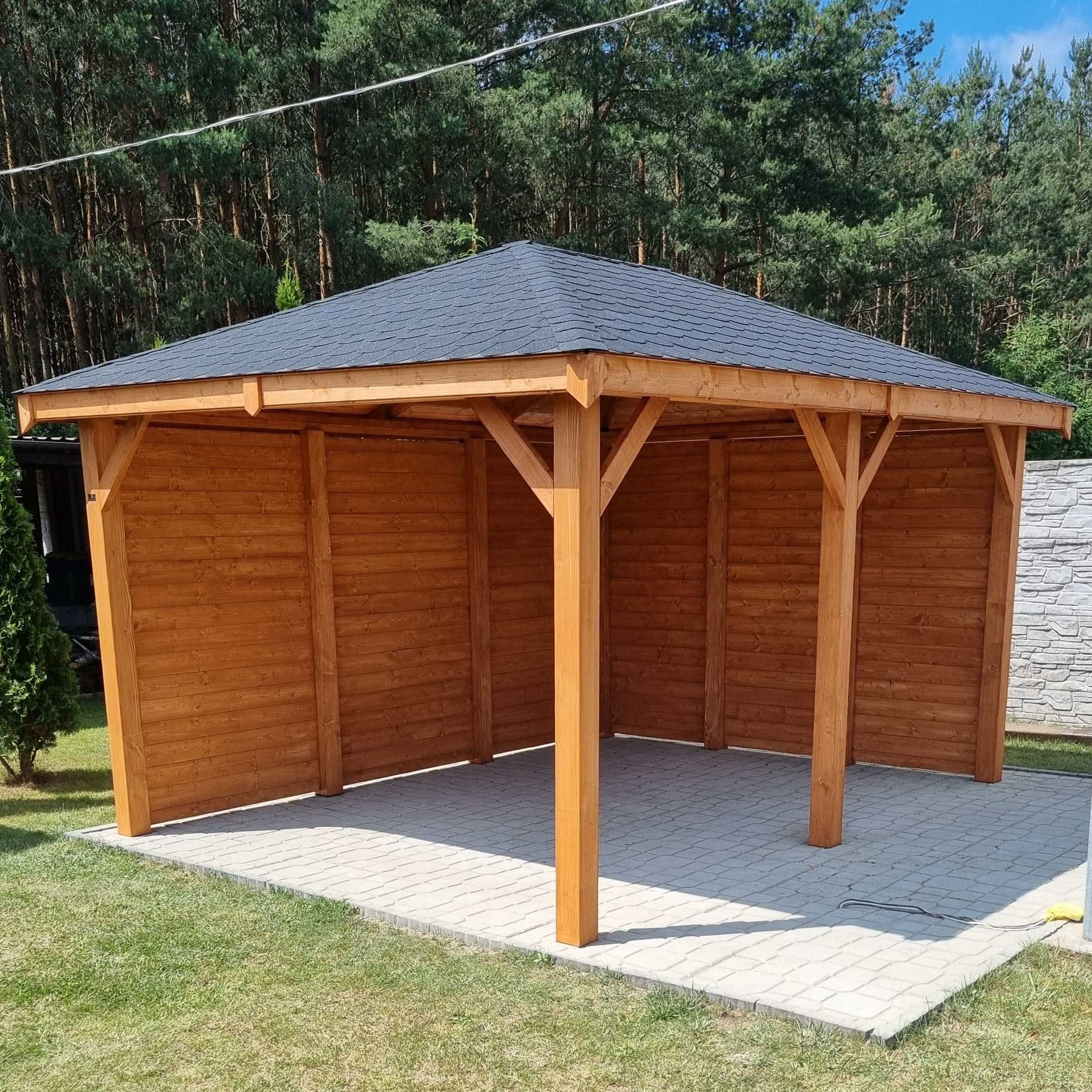 Altana ogrodowa IBIZA 3x4, altanka drewiana, zadaszenie, pergola