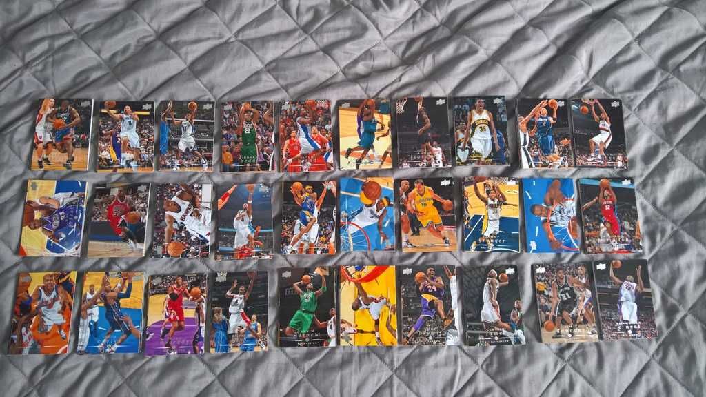 Karty NBA 1919 sztuk bez powtórek UpperDeck lata 90-2010 full set