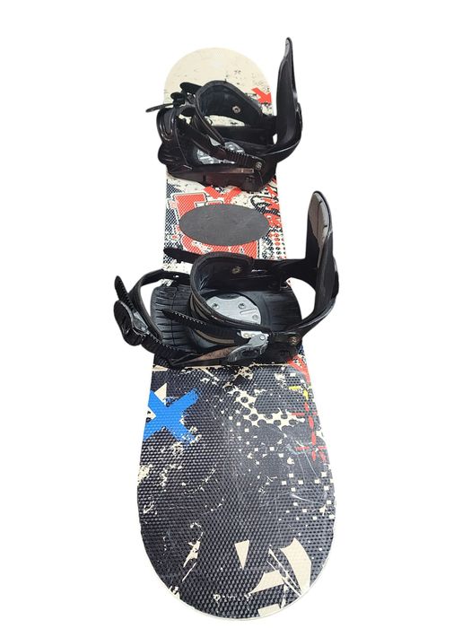 Deska snowboardowa FLOW rhythm 110 cm + wiązanie IC S/M