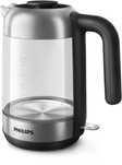 Czajnik szklany bezprzewodowy PHILIPS HD9339 INOX gwarancja