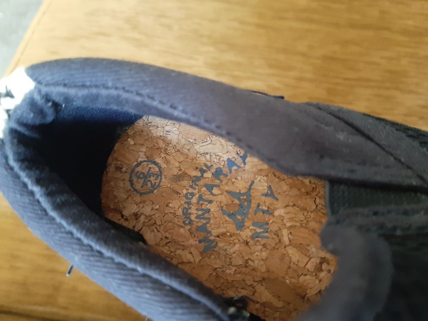 Buty buciki granatowe tenisówki wsuwane Mantaray 23 dl. wkładki 15cm