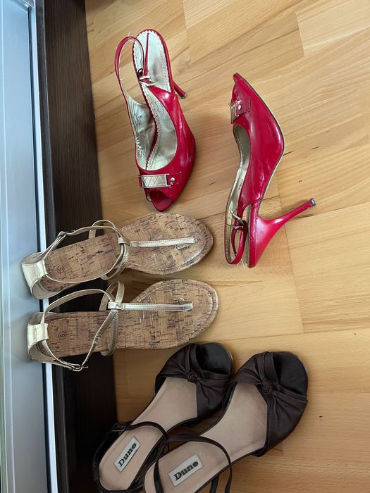 Шкіряні босоніжки балетки шльопанці лодочки жіночі 38 39 розмір взуття