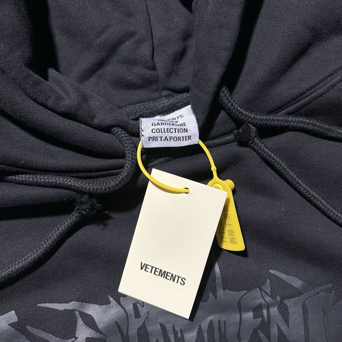 Худи Vetements drip metal hoodie S M L