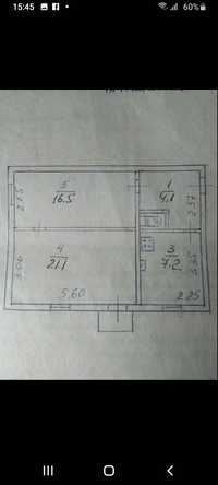 Продам  2х ком. квартиру