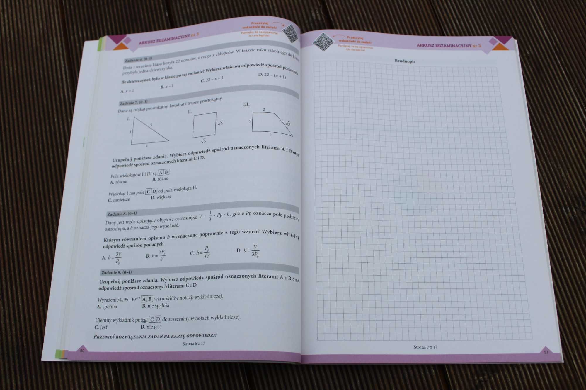 Egzamin ośmioklasisty Arkusze Matematyka