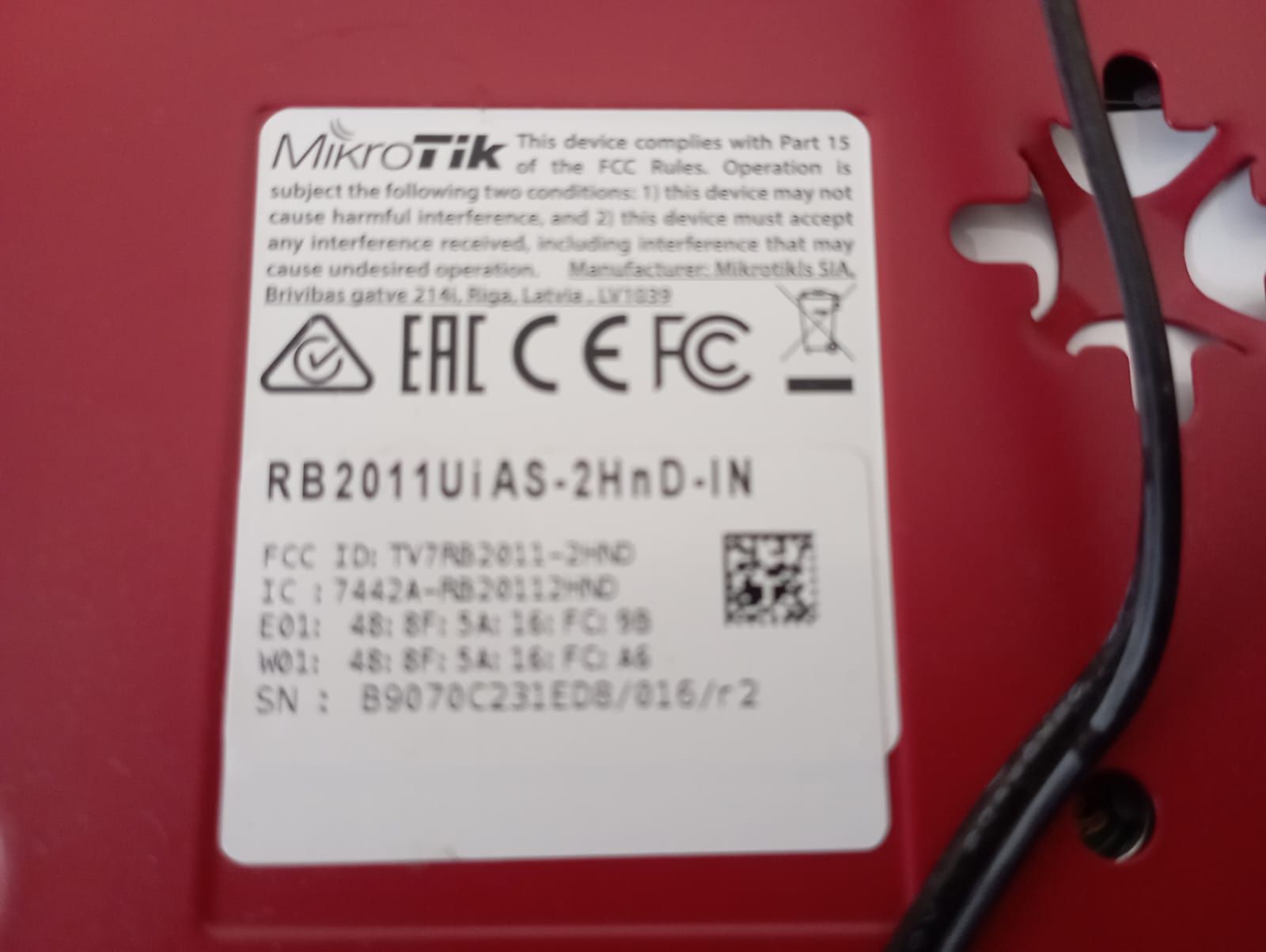 Продам роутер Mikrotik