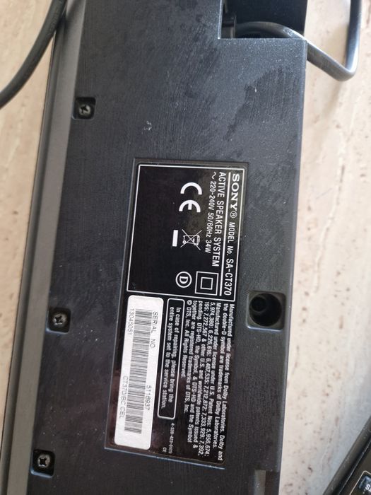 Soundbar Sony SA-CT370 bluetooth