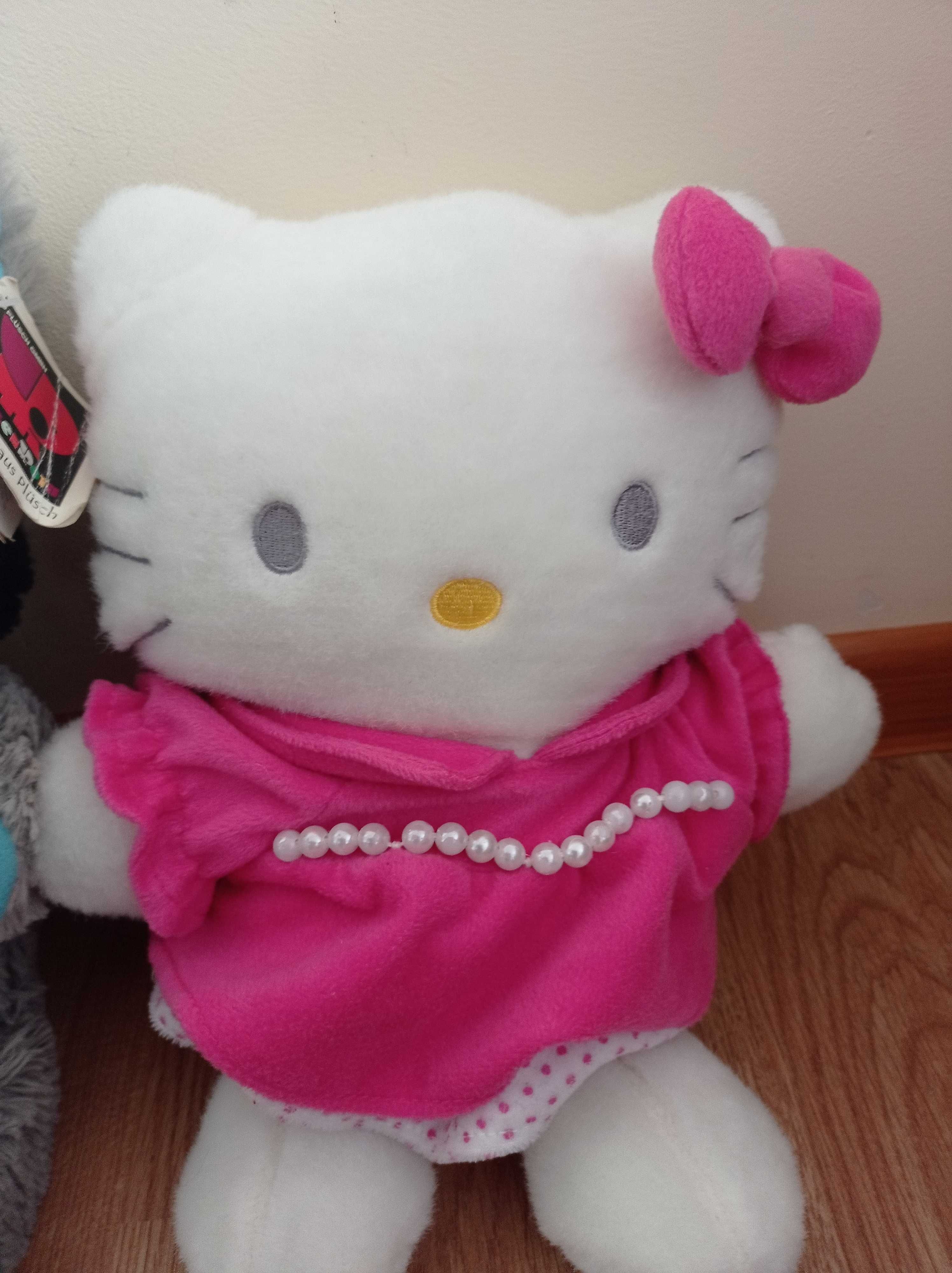 Мягкие игрушки Hello kitty Енот Тигр глазастик 30+ см