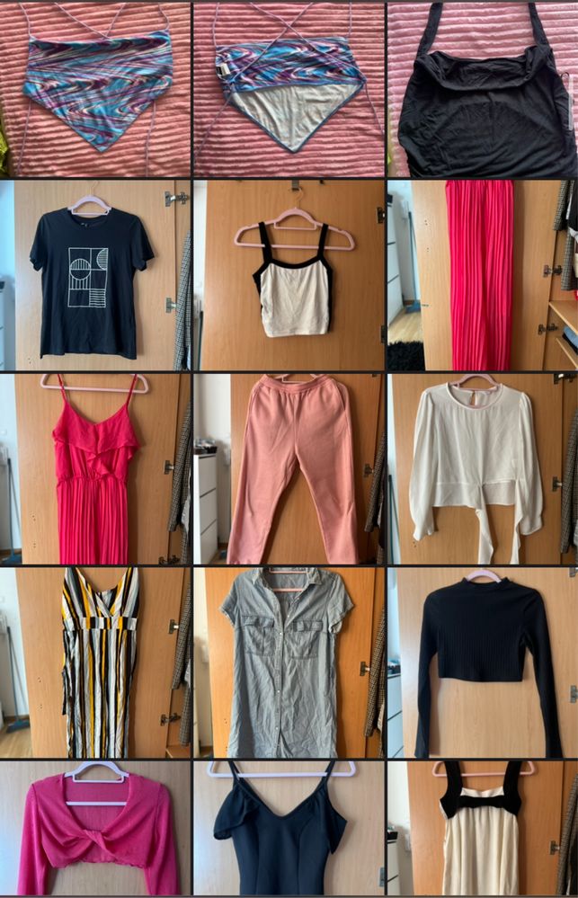 Balão de roupas desapegadas