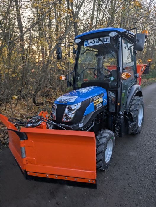 Wynajem traktora do odśnieżania, zestaw komunalny