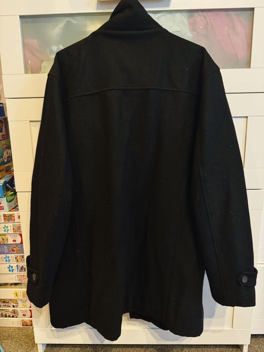Czarny męski krótki płaszcz XXXL C&A / CANDA jesień / wiosna