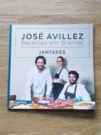 Livro José Avillez Receitas em grande - jantares