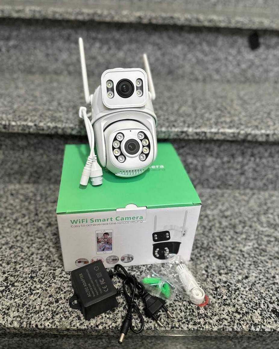 Вулична Вайфай камера відеонагляду iCsee 8MP відеокамера для дому WiFi