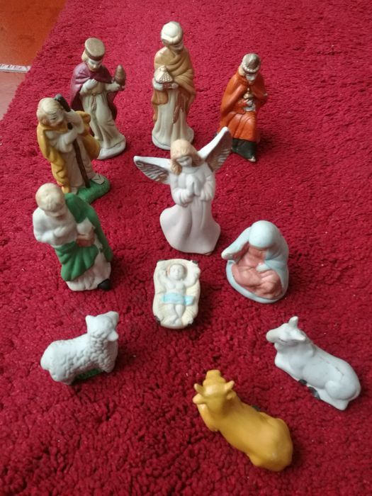 Figuras de presépio vintage