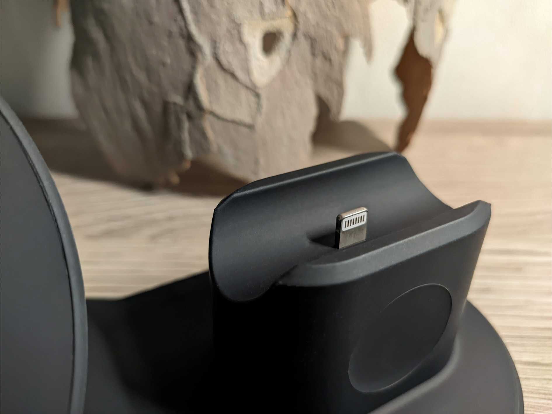Швидка бездротова зарядка Qi Wireless Fast Charger 3 в 1 (док станція)
