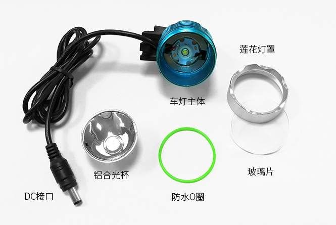 Вело фара USB или 8.4в CREE XM-L T6 500Lm велосипед велофара фонарь