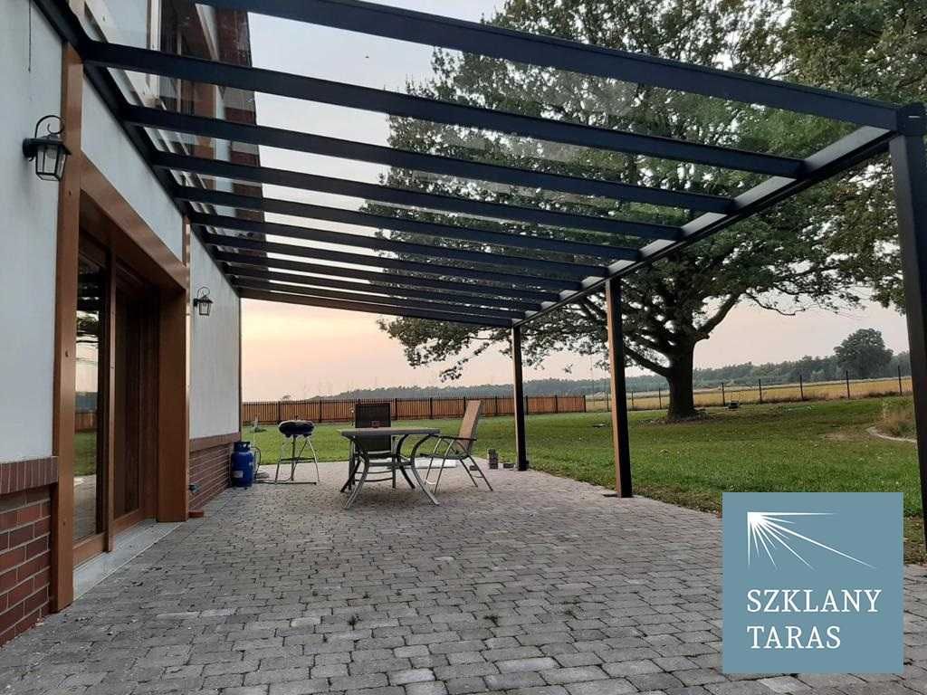 Zadaszenie tarasu aluminiowe, szklane patio, zabudowa balkonu, wiata