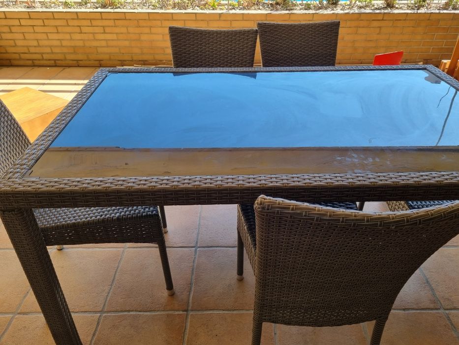 Mesa jardim 5 cadeiras