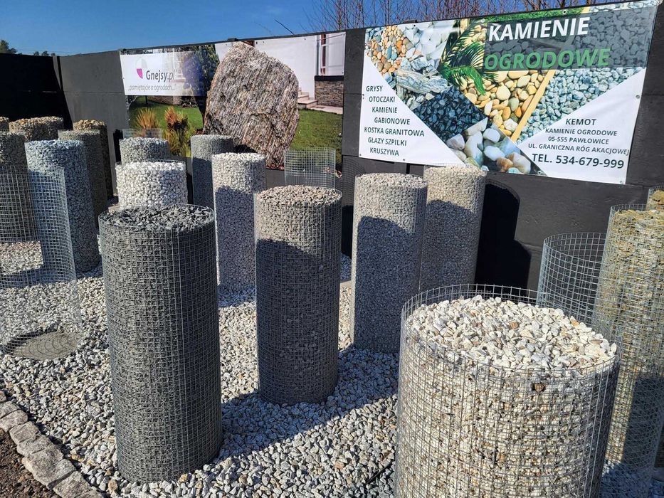 Grys dolomitowy śmietankowy 8-16 Kamienie ogrodowe dekoracyjne ozdobne