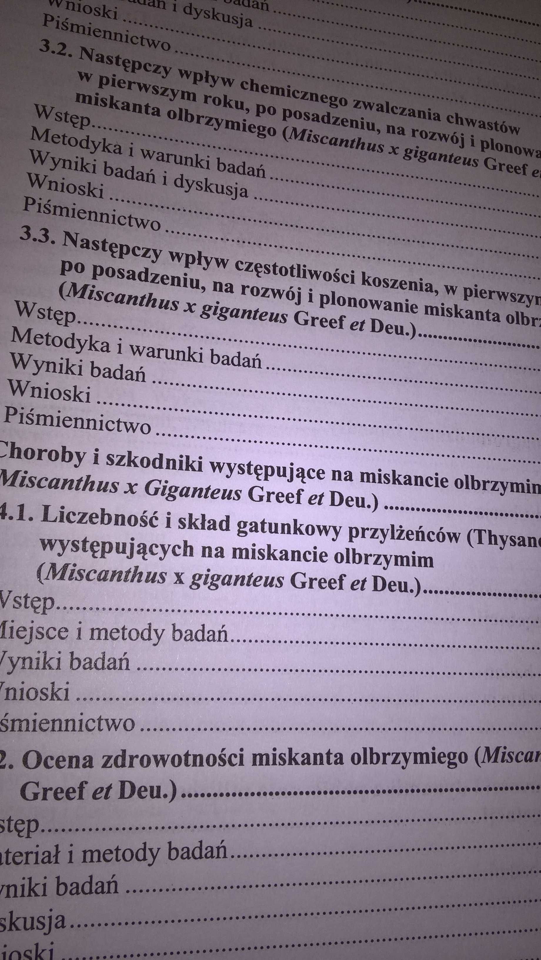 Uprawa miskanta olbrzymiego  możliwości wykorzystania słomy