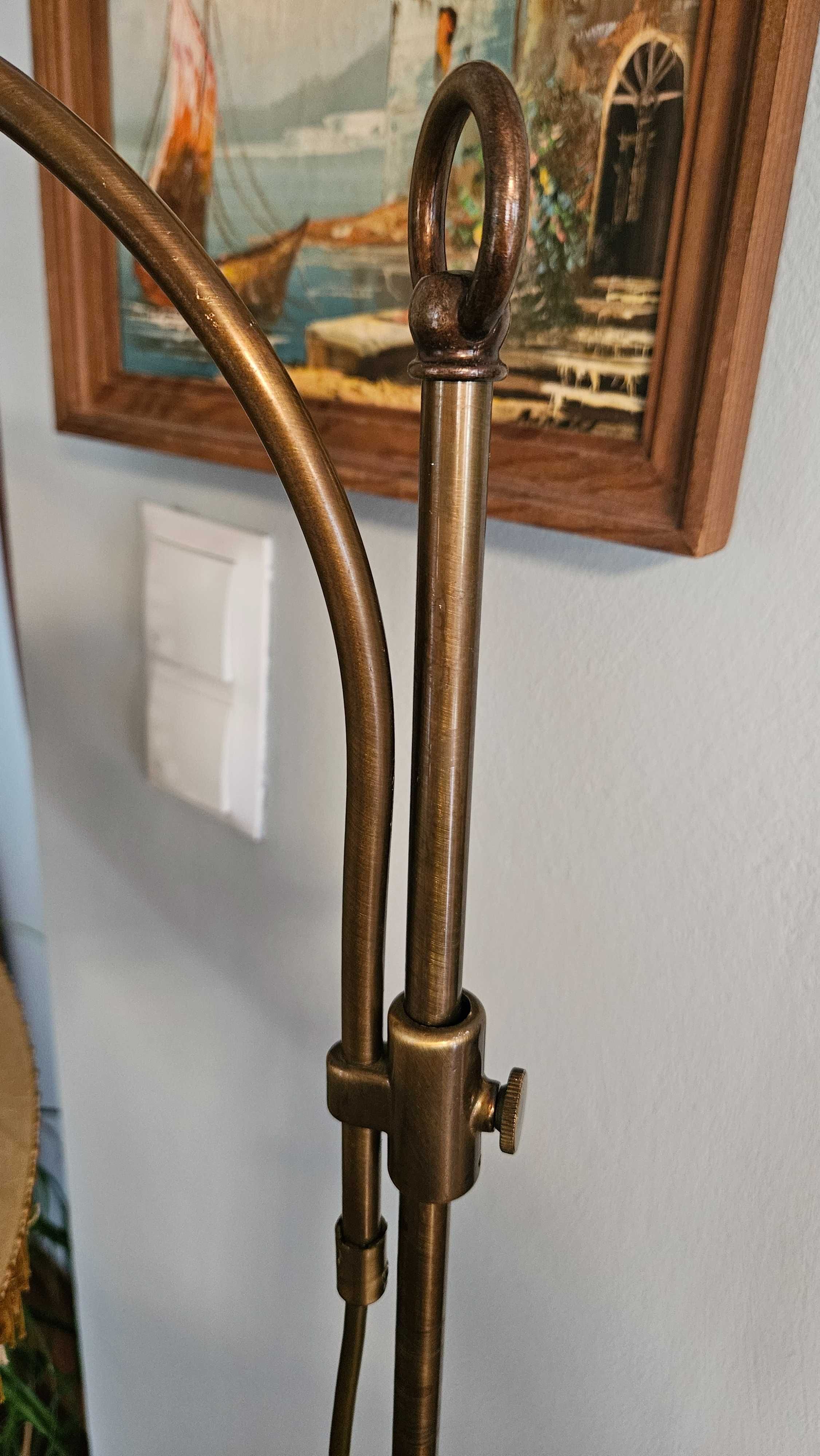 Stara lampa podłogowa vintage dzwoneczek