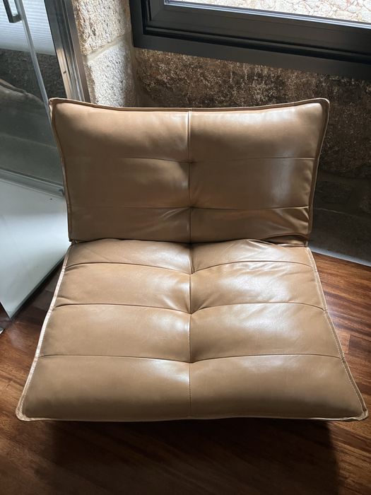 Sofa de 1 lugar reclinavel de polipele