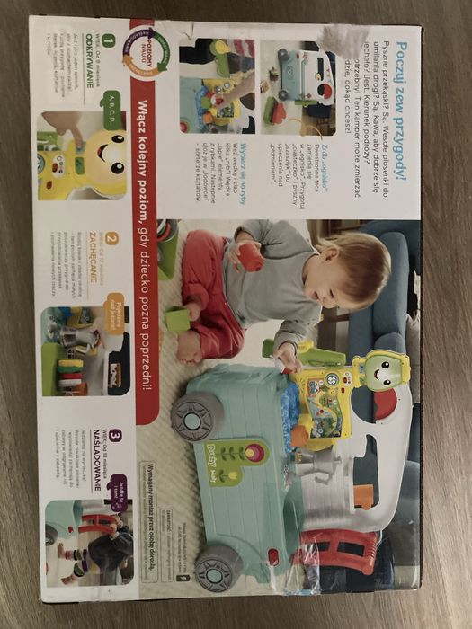 Fisher-Price „Ucz się i śmiej!” Wesoły Kamper Malucha HCK55