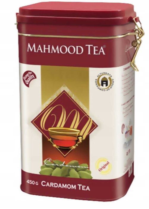 MAHMOOD Herbata z KARDAMONEM Liść 450g puszka