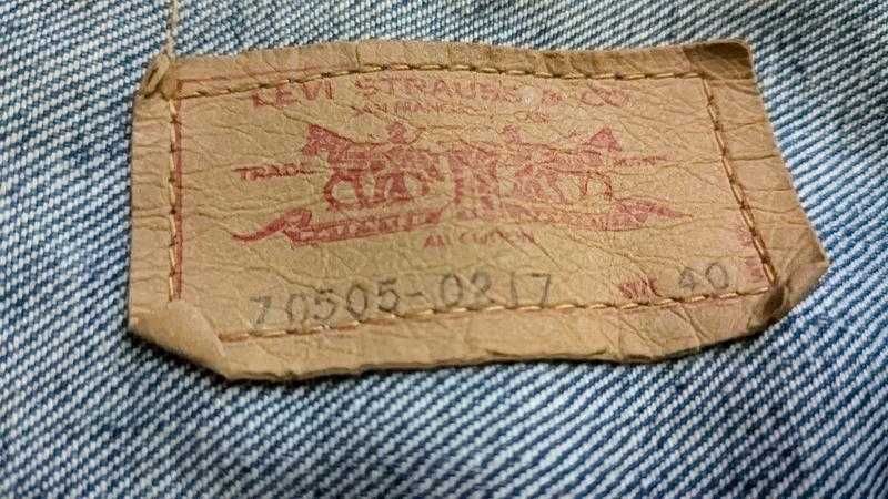 Джинсовая куртка  Levis 70505-0217 Orange Tab, Size 40,Классика-Винтаж