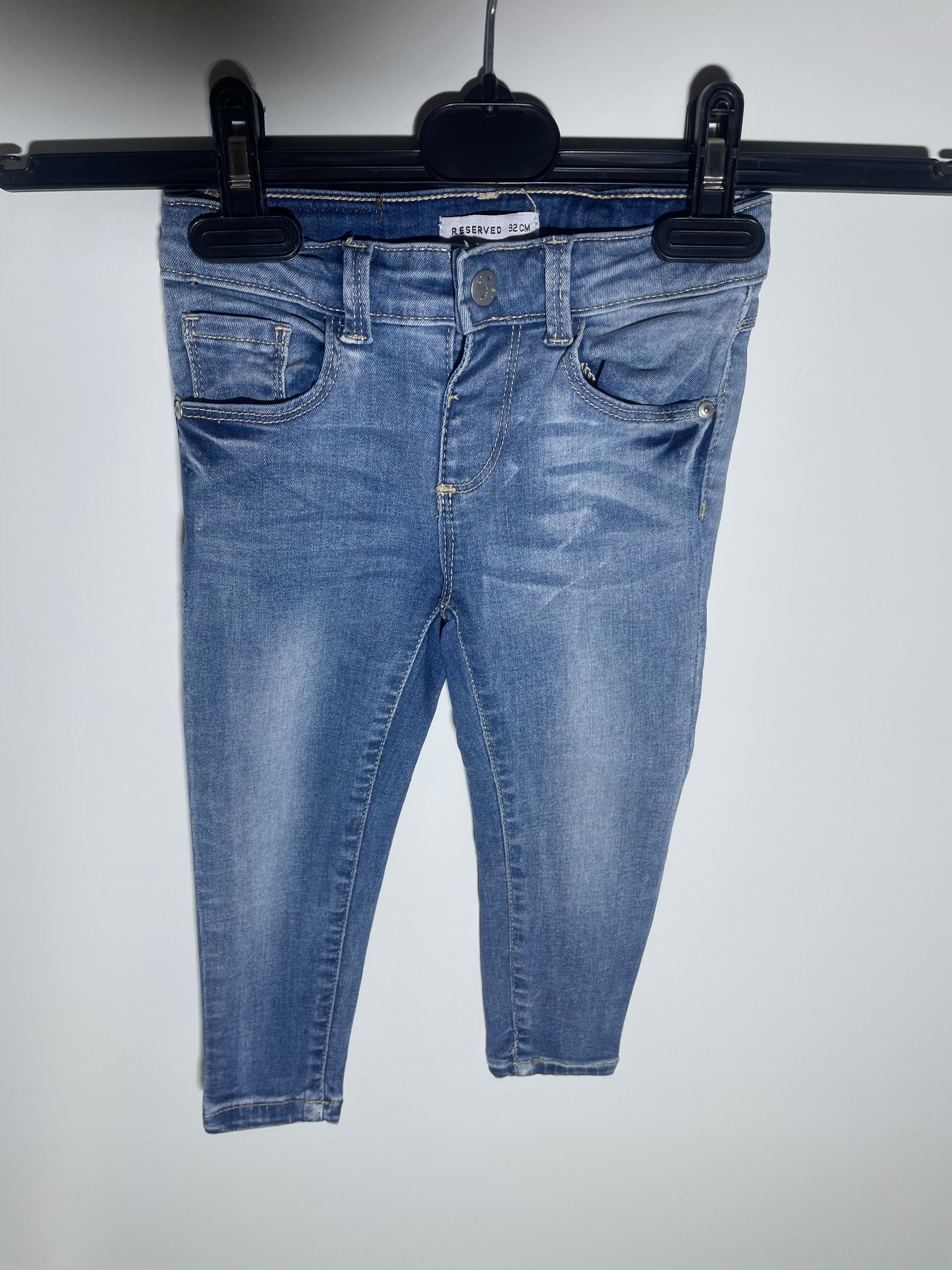 RESERVED dziewczęce jeansy rozm 92