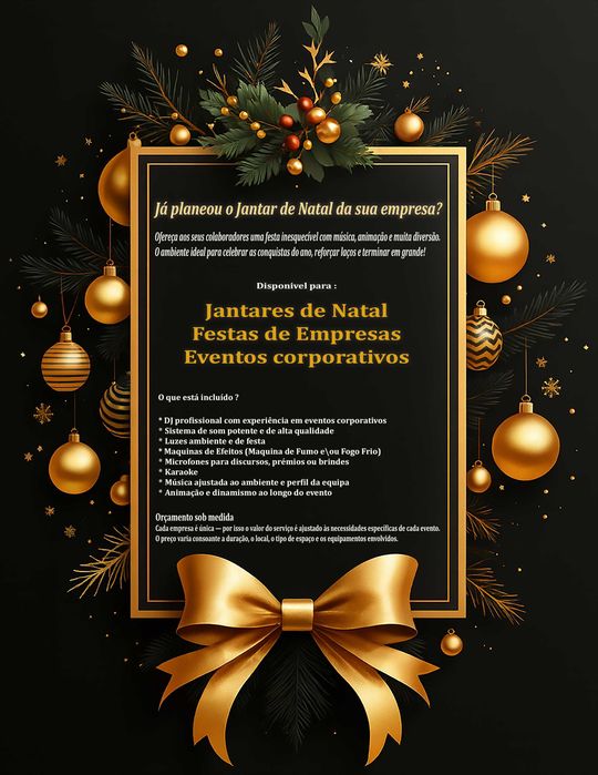DJ para Festas de Empresas e Jantares de Natal – Todo o País