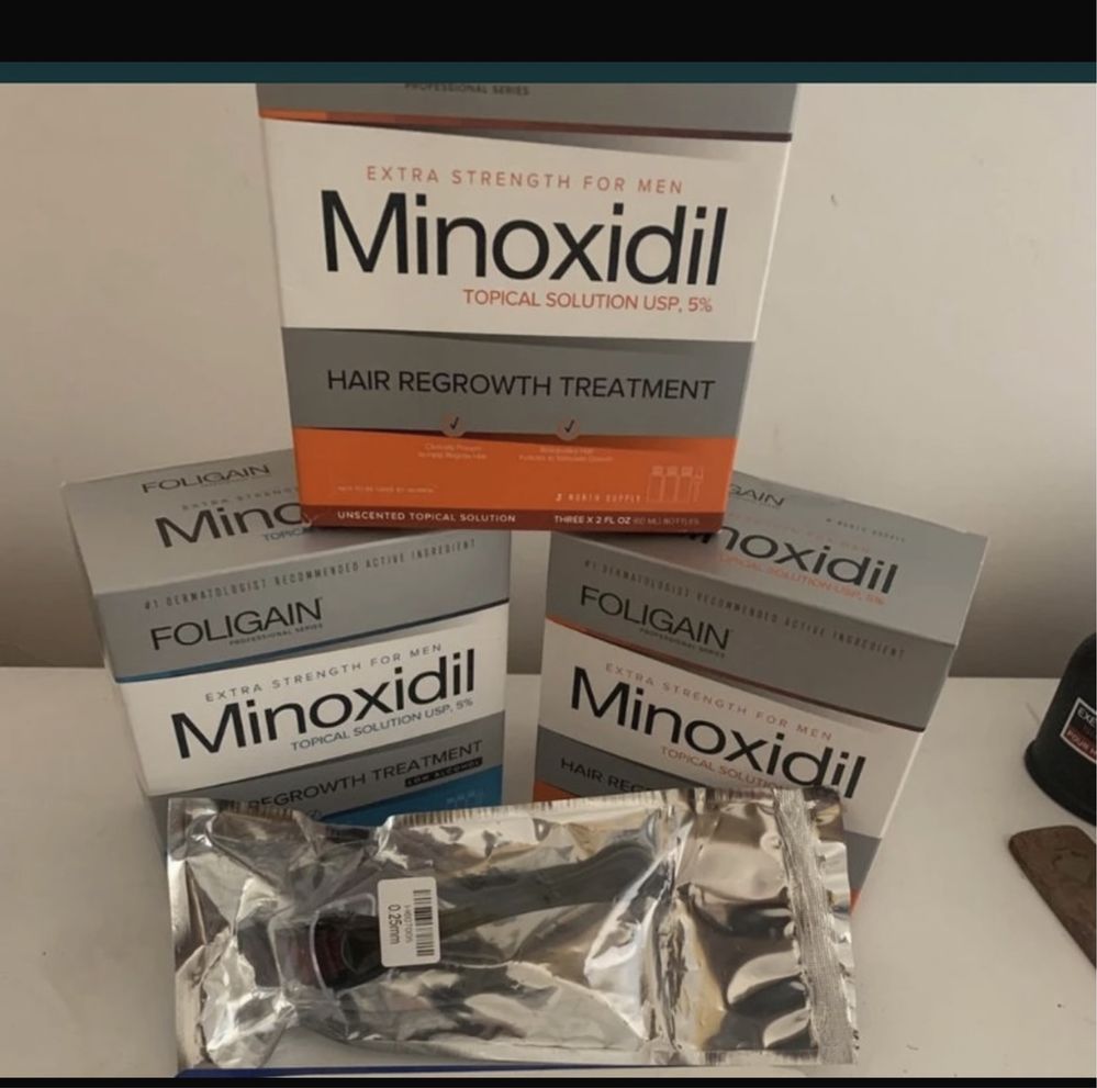 Minoxidil! Fim da calvície ! Crescimento de barba