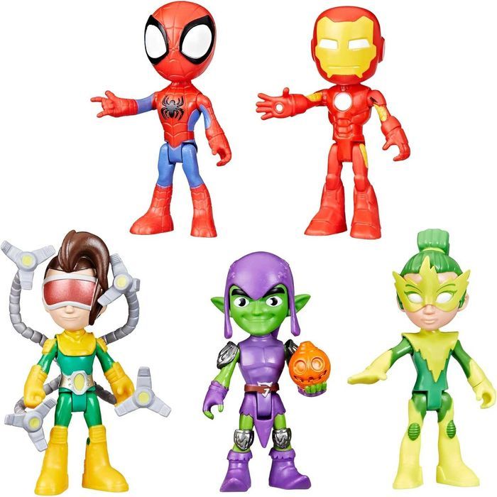 Spidey I Super Kumple Spidey Iron Man Zielony Goblin Electro Doc Ock