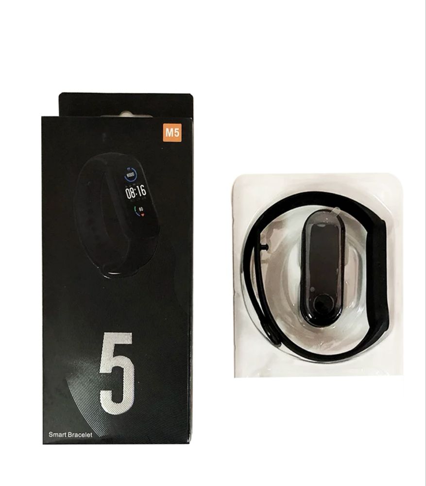 Фітнес браслет M5 Band Smart Watch Bluetooth Чорний