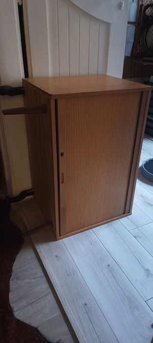 Szafka teak drzwi podnoszone